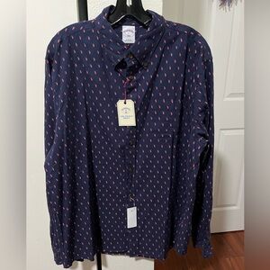 Brooks Brothers Navy Button-Down Shirt